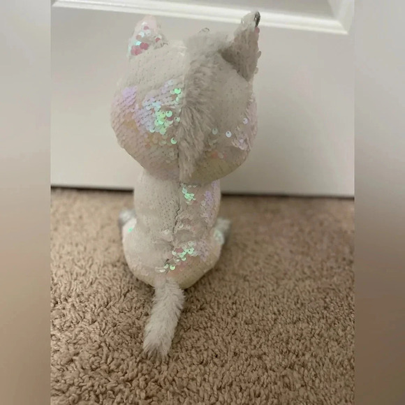 TY FLIPPABLES DIAMOND Unicorn Color Changing Sequins Collectable plush - Picture 5 of 7